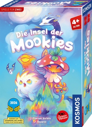Sirieix, Florian. Die Insel der Mookies - Spiel. Franckh-Kosmos, 2026.