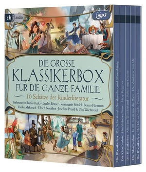 Baum, Lyman Frank / Verne, Jules et al. Die große Klassikerbox für die ganze Familie - 10 Schätze der Kinderliteratur. cbj audio, 2025.
