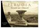 Perugia. Romantik und Sehnsucht. (Tischkalender 2024 DIN A5 quer), CALVENDO Monatskalender