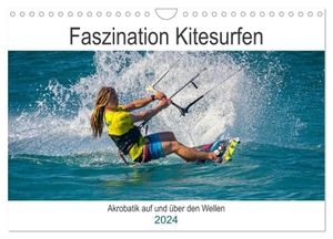 Fahrenbach, Michael. Faszination Kitesurfen (Wandkalender 2024 DIN A4 quer), CALVENDO Monatskalender - Kitesurfen ist eine Trendsportart, die überall auf der Welt für Begeisterung sorgt.. Calvendo, 2023.