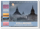 Vollmond - Momente der Ruhe (Tischkalender 2025 DIN A5 quer), CALVENDO Monatskalender