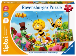 Ravensburger tiptoi Puzzle 00141 Puzzle für kleine Entdecker: Die Biene Maja, Kinderpuzzle ab 4 Jahren, für 1 Spieler. Ravensburger Spieleverlag, 2022.