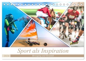 Gödecke, Dieter. Sport als Inspiration (Tischkalender 2024 DIN A5 quer), CALVENDO Monatskalender - Beeindruckende Bilder von aufregenden Sportereignissen. Calvendo, 2023.