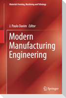 Modern Manufacturing Engineering