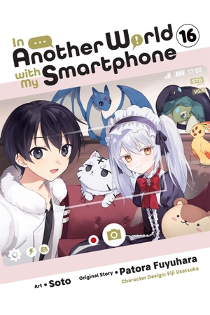 Fuyuhara, Patora. In Another World with My Smartphone, Vol. 16 (Manga). Yen Press, 2026.