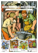 Altes Handwerk neu entdeckt: historische Zeichnungen (Wandkalender 2024 DIN A4 hoch), CALVENDO Monatskalender