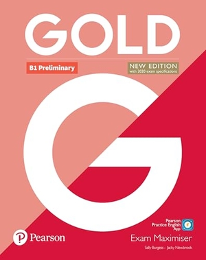 Newbrook, Jacky / Sally Burgess. Gold B1 Preliminary New Edition Exam Maximiser. Pearson Education Limited, 2018.