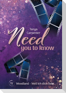 Need you to know