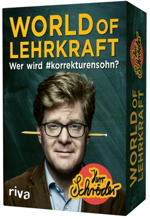 Schröder, Herr. World of Lehrkraft - Das Kartenspiel - Wer wird #korrekturensohn?. riva Verlag, 2020.