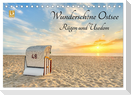 Wunderschöne Ostsee Rügen und Usedom (Tischkalender 2024 DIN A5 quer), CALVENDO Monatskalender