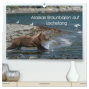 Grizzlybären im Katmai Nationalpark Alaska (hochwertiger Premium Wandkalender 2024 DIN A2 quer), Kunstdruck in Hochglanz