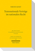 Transnationale Verträge im nationalen Recht
