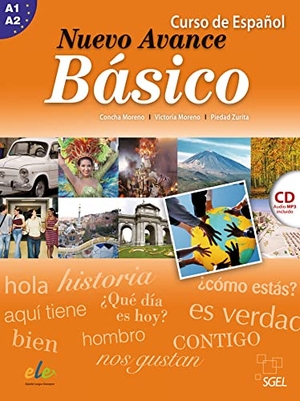 Blanco, Begoña / Moreno, Concha et al. Nuevo Avance Básico. Kursbuch mit Audio-CD - Curso de Español. Hueber Verlag GmbH, 2014.