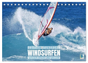 Windsurfen: Wasser, Gischt und Wellen - Edition Funsport (Tischkalender 2024 DIN A5 quer), CALVENDO Monatskalender