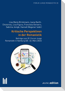 Kritische Perspektiven in der Romanistik