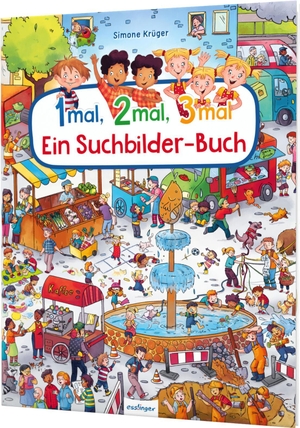 1mal, 2mal, 3mal - Ein Suchbilder-Buch - Suchen, Zählen, Spaßhaben ab 4 Jahren. Esslinger Verlag, 2023.