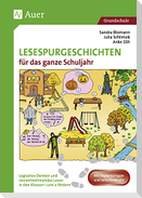Lesespurgeschichten für das ganze Schuljahr 1/2