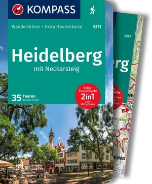 KOMPASS Wanderführer Heidelberg mit Neckarsteig, 35 Touren mit Extra-Tourenkarte - GPS-Daten zum Download. Kompass Karten GmbH, 2022.