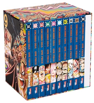 Oda, Eiichiro. One Piece Sammelschuber 9: Whole Cake Island (inklusive Band 81-90) - Der neunte Sammelschuber des weltweit beliebten Manga ONE PIECE - ein perfektes Set für Fans und Neulinge!. Carlsen Verlag GmbH, 2026.