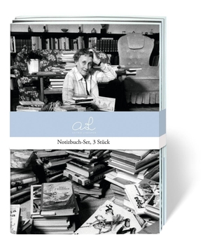 Lindgren, Astrid. Astrid Lindgren Edition: 3er Set Notizhefte, jeweils 24 Seiten, 10,5 x 14,8 cm. Triton-X, 2023.