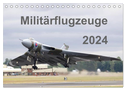 Militärflugzeuge 2024 (Tischkalender 2024 DIN A5 quer), CALVENDO Monatskalender
