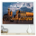 Krakau - die schönste Stadt Polens (hochwertiger Premium Wandkalender 2024 DIN A2 quer), Kunstdruck in Hochglanz