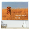 Tierparadies Kenia (hochwertiger Premium Wandkalender 2024 DIN A2 quer), Kunstdruck in Hochglanz