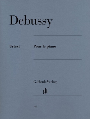 Debussy, Claude. Debussy, Claude - Pour le piano - Instrumentation: Piano solo. Henle, G. Verlag, 2000.