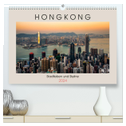 HONGKONG Skyline und Stadtleben (hochwertiger Premium Wandkalender 2024 DIN A2 quer), Kunstdruck in Hochglanz