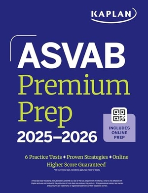 Kaplan Test Prep. ASVAB Premium Prep 2025-2026. Kaplan AEC Education, 2025.