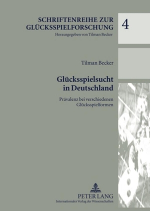 Becker, Tilman. Glücksspielsucht in Deutschland - Prävalenz bei verschiedenen Glücksspielformen. Peter Lang, 2009.