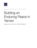 Building an Enduring Peace in Yemen