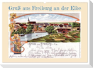 Gruß aus Freiburg an der Elbe (Wandkalender 2024 DIN A2 quer), CALVENDO Monatskalender