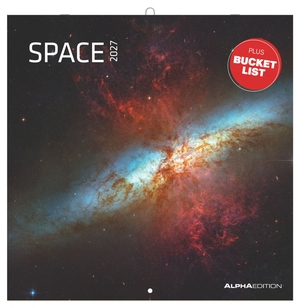 Neumann Verlage GmbH & Co KG (Hrsg.). Space 2027 - Wandkalender 30x30 cm (30x60 cm geöffnet) mit Notizkalendarium und 12 Weltraummotiven. Neumann Verlage GmbH & Co, 2026.