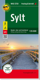 Sylt, Wander-, Rad- und Freizeitkarte 1:35.000, freytag & berndt, WKD 3759