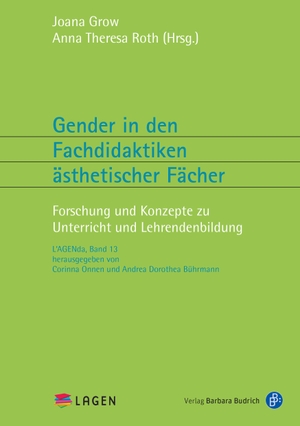 Grow, Joana / Anna Theresa Roth (Hrsg.). Gender in den Fachdidaktiken ästhetischer Fächer - Forschung und Konzepte zu Unterricht und Lehrendenbildung. Budrich, 2023.