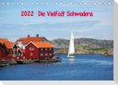 Die Vielfalt Schwedens (Tischkalender 2022 DIN A5 quer)