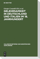 Gelehrsamkeit in Deutschland und Italien im 18. Jahrhundert
