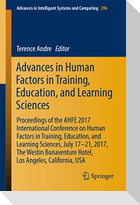 Advances in Human Factors in Training, Education, and Learning Sciences