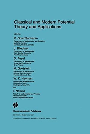 Gowrisankaran, K. / J. Bliedtner et al (Hrsg.). Classical and Modern Potential Theory and Applications. Springer Netherlands, 1994.