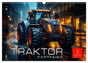 Traktor Fantasien (Wandkalender 2024 DIN A3 quer), CALVENDO Monatskalender