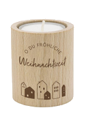 O du fröhliche Weihnachtszeit. Teelichthalter