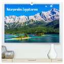Naturparadies Zugspitzarena (hochwertiger Premium Wandkalender 2025 DIN A2 quer), Kunstdruck in Hochglanz