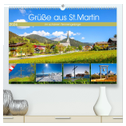 Grüße aus St.Martin (hochwertiger Premium Wandkalender 2024 DIN A2 quer), Kunstdruck in Hochglanz
