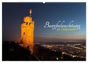Burgbeleuchtung im Odenwald (Wandkalender 2024 DIN A2 quer), CALVENDO Monatskalender