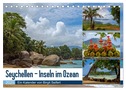 Seychellen - Inseln im Ozean (Tischkalender 2025 DIN A5 quer), CALVENDO Monatskalender