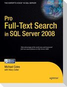 Pro Full-Text Search in SQL Server 2008