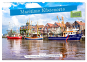 Maritime Küstenorte - von Greetsiel, über Neuharlingersiel bis Schillig (Wandkalender 2025 DIN A2 quer), CALVENDO Monatskalender
