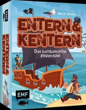 Knizia, Reiner. Kartenspiel: Entern & Kentern - Das bombastische Piratenspiel für die ganze Familie - Wer erobert den größten Schatz? Für 2-6 Personen von 8-99 Jahren. Edition Michael Fischer, 2026.