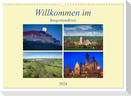 Willkommen im Burgenlandkreis (Wandkalender 2024 DIN A3 quer), CALVENDO Monatskalender
